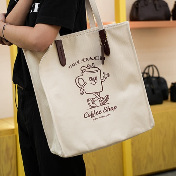Coach Coffee Shop Tote (VIRAL) - Picture 1 of 8